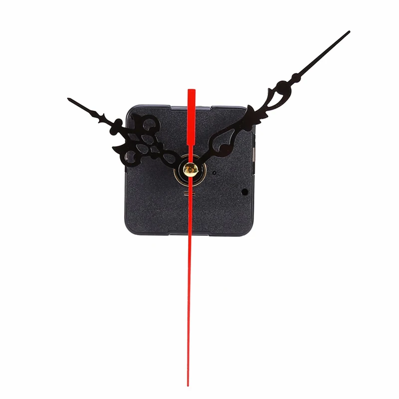 Настенные часы DIY инструмент для ремонта красные стрелки черные кварцевые часы настенные часы механизм движения запчасти комплект Замена необходимые инструменты