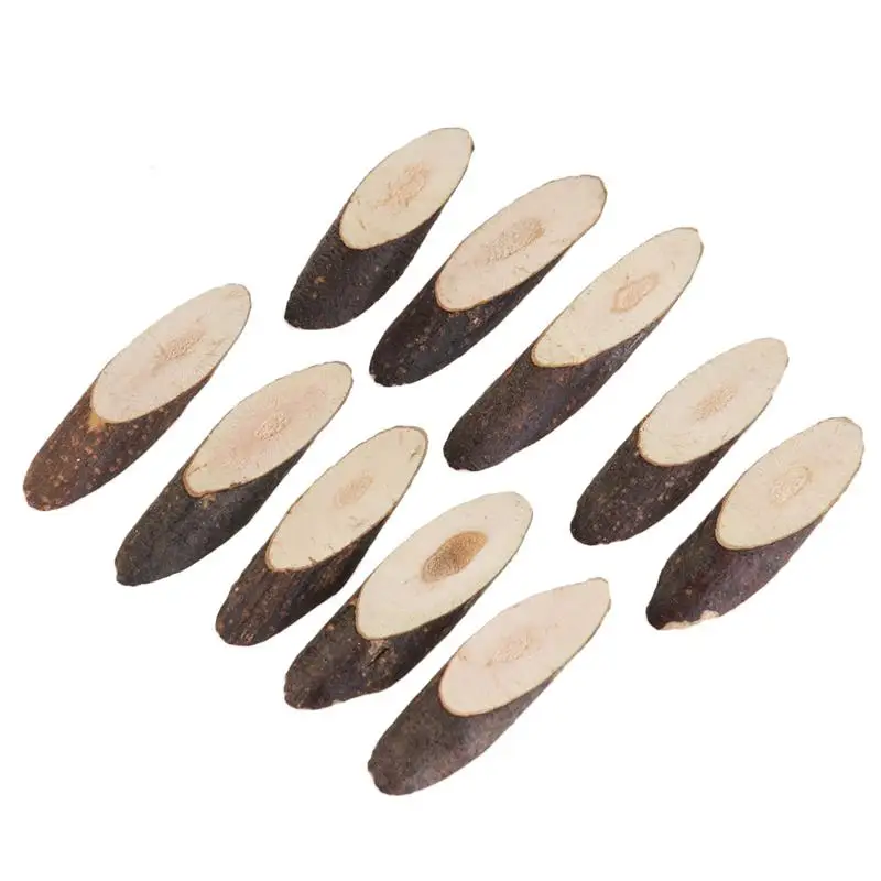 100pcs 3-4CM Blank Oval Wood Slices Discs For DIY Crafts Embellishments Wood DIY Crafts Accessories Wooden Pieces For Craft