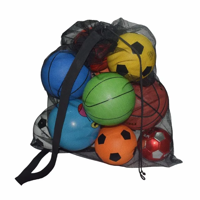aliexpress com buy extra large sports drawstring mesh ball bag