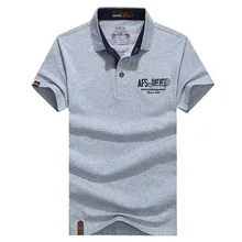 AFS JEEP Брендовое Мужское поло хлопок летняя рубашка поло однотонная Повседневная Свободная дышащая поло Para Hombre военные поло De Marca m-xxxl