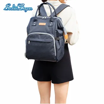 

SeckinDogan Baby Diaper Bag Thermal Insulation Baby Care Nappy Bag Multifunctional Bag for Stroller Waterproof Mummy Backpacks