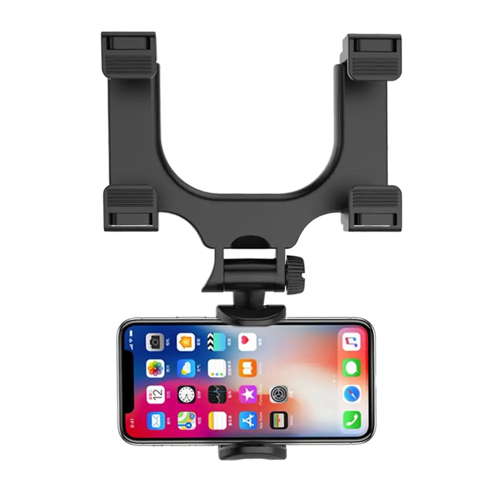 

Car Rearview Mirror Mount Mobile Phone Holders Stands Universal Durable Navigation Support Automobile Data Recorder Holder