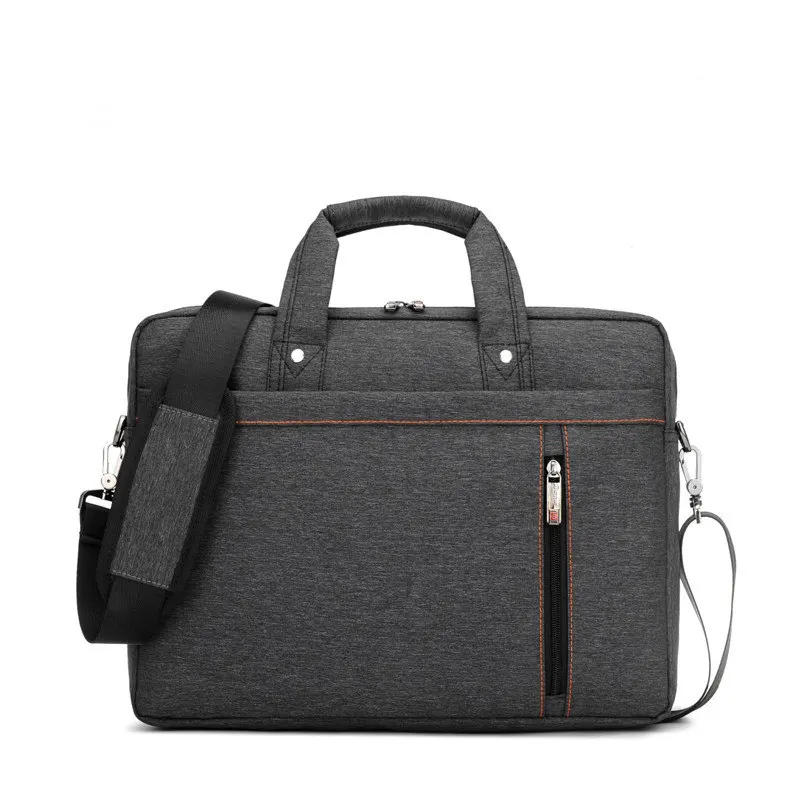Factory wholesale Business Laptop bag 12 14 15 15.6 17 17.3 inch Fashion Waterproof High-capacity Unisex shoulder Notebook bag