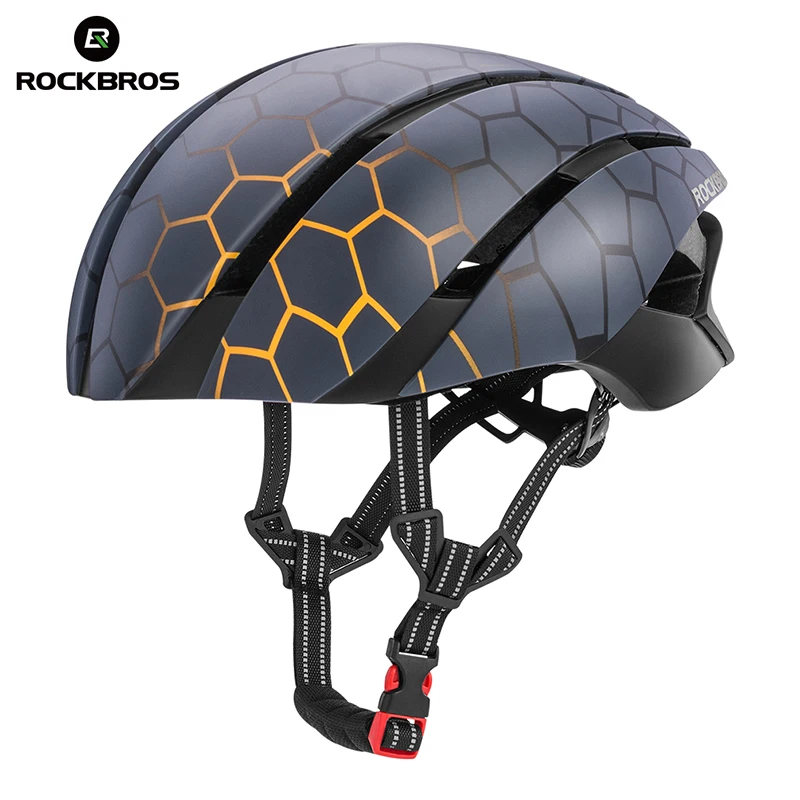 

ROCKBROS Cycling Bicycle Helmet Integrally-Molded Reflective Anti-Seismic Safety Bike Helmet MTB Mountain Road Bike Equipment