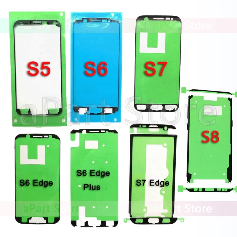Оригинальный клей для Samsung S3 I9300 S4 I9500 S5 G920 S6 S7 Edge S8 Plus ЖК-дисплей рамка стикер