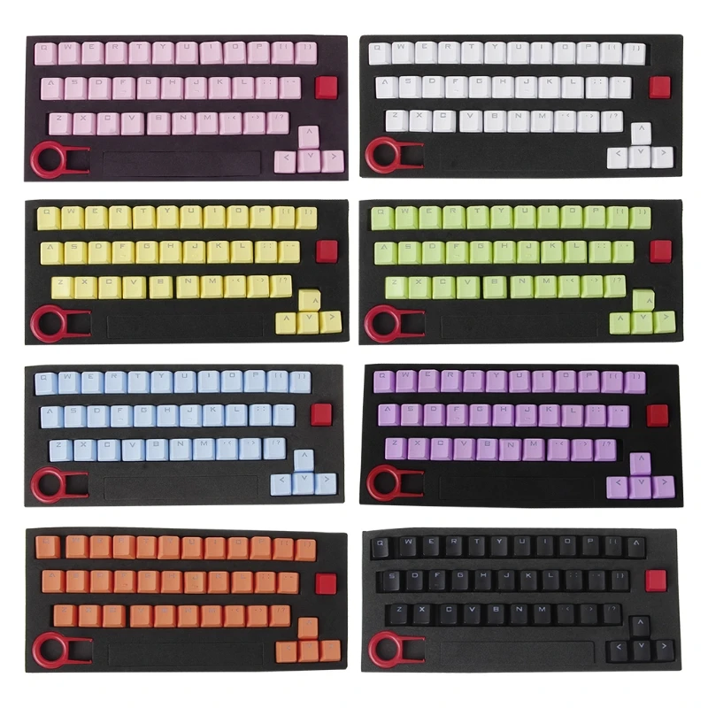 PBT 37 клавишные колпачки с двойной подсветкой для механической