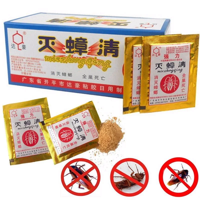 

50Packs Pest Control Roach Powder Cockroach Killing Bait Insecticide Repellent Pest Control killing Cockroaches Trap Lure 35