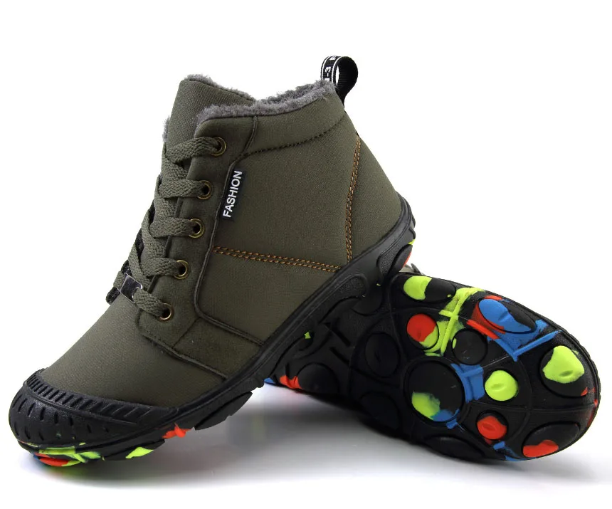 Children's camouflage snow boots-17