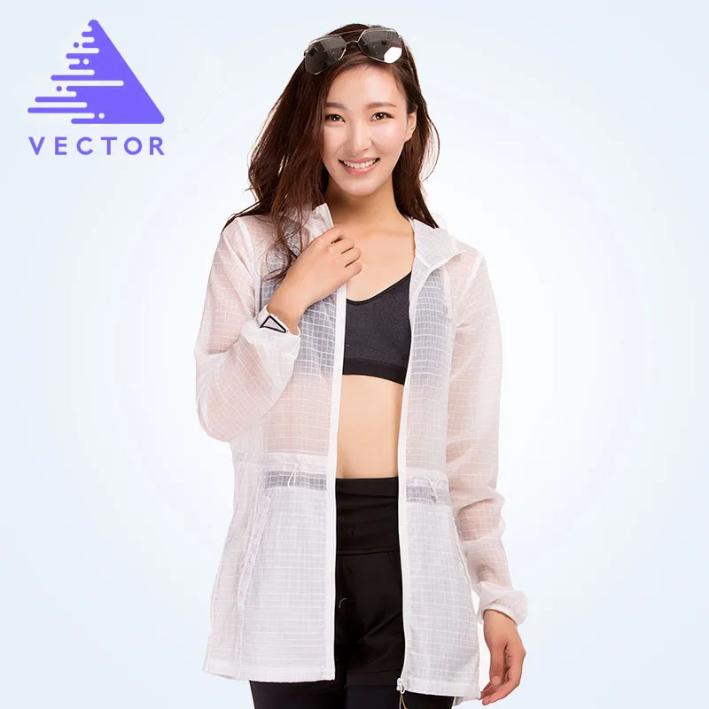 

VECTOR Waterproof Running Jacket Women Spring Summer Anti UV Jacket Sun Protection Ultralight Outdoor Coat Sport Cycling Hiking