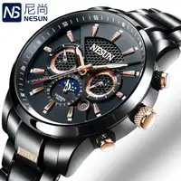 Switzerland NESUN Luxury Brand Watches Men Multifunctional Display Automatic Mechanical Watch Luminous Waterproof clock N9807-1