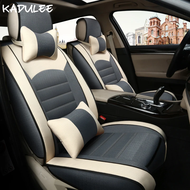KADULEE Universal font b car b font seat cover For Fiat linea grande punto palio albea