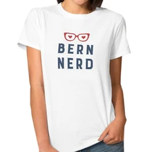 New Be Rational Get Real T Shirts Women BERN NERD Funny Tshirts T-shirts Top Tees