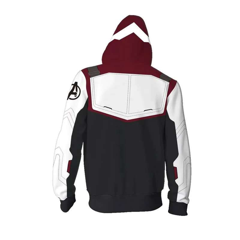 Cosroad Avengers 4 Endgame Quantum Realm T shirt Hoodies Cosplay Costume Men Women Zipper Coat Sweatshirts Spring Jacket 0 (3)