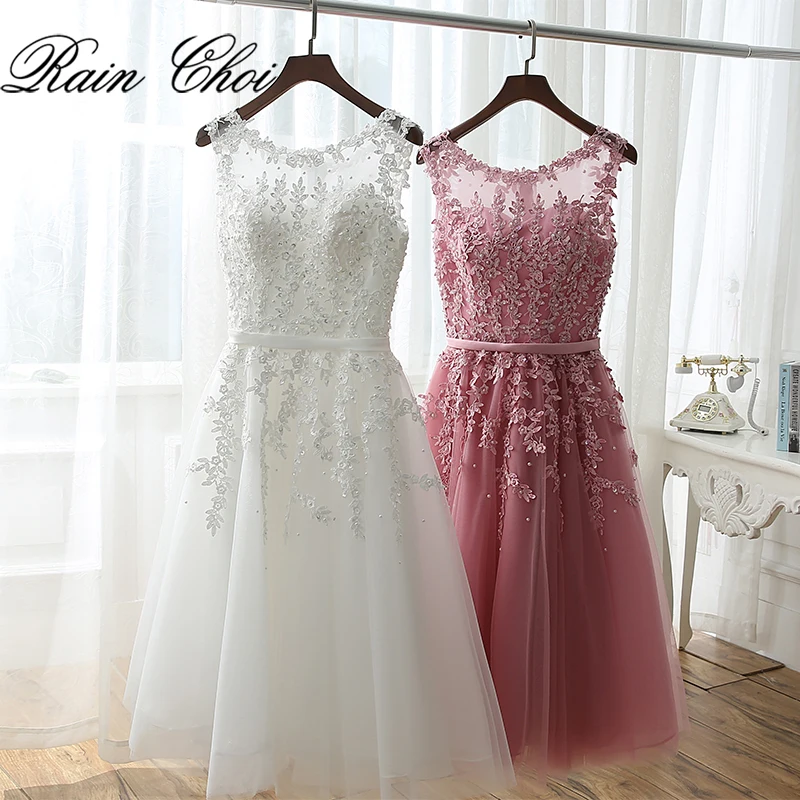 Cocktail Dresses 2021 Applique Pearls Women Short Formal Prom Party Gown | Свадьбы и торжества