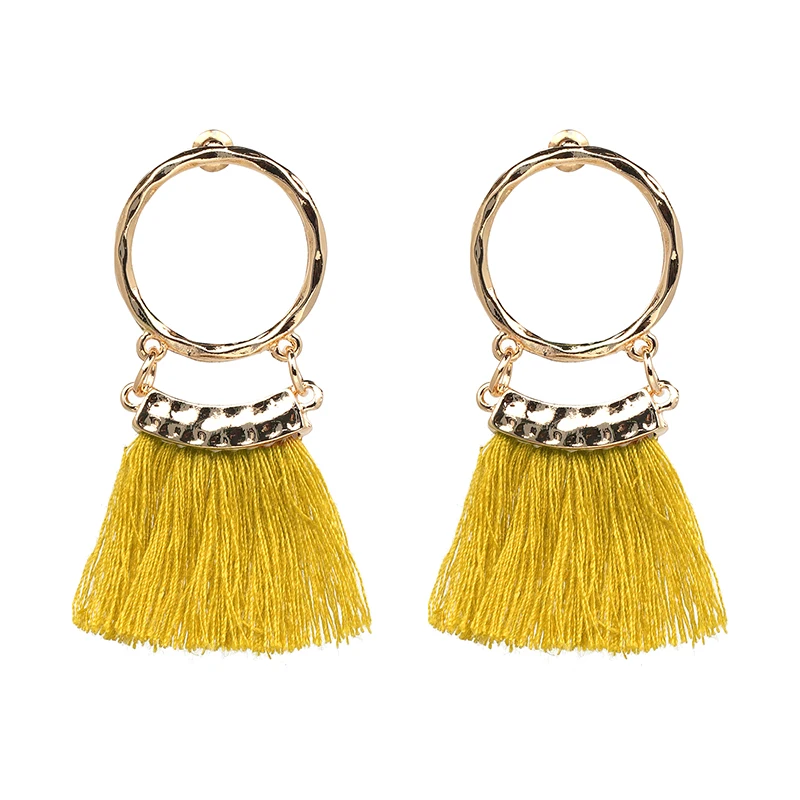 Drop Tassel Earrings For Women Vintage Charm Long Drop Earring Wedding
