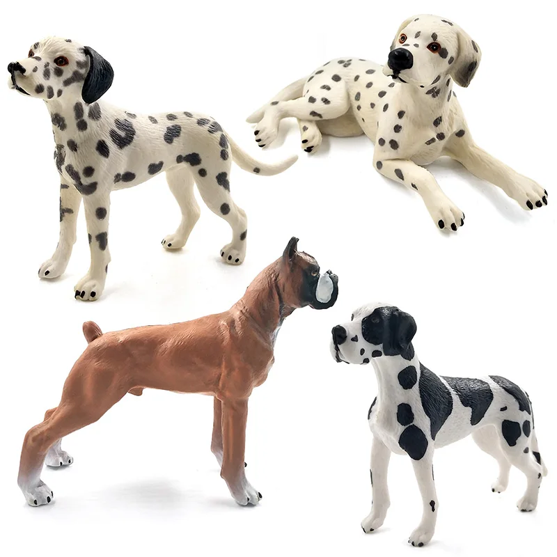 Dalmatian Bull Terrier Labrador dog figurine Animal Model Bonsai home decor miniature fairy garden decoration accessories modern miniature figurines dog statue ornament
