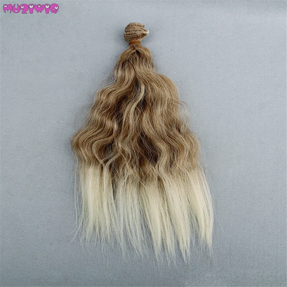 25 см свободные вьющиеся волосы утки для BJD/Blyth/американские куклы DIY аксессуары
