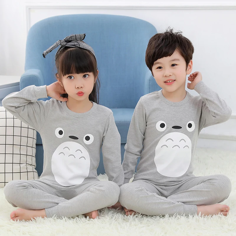 Winter Kids Boys Sleepwear Baby Girl Clothes Children Cartoon Pajamas For Boy Pyjamas Kids Nightwear Teenage Home Clothing Sets