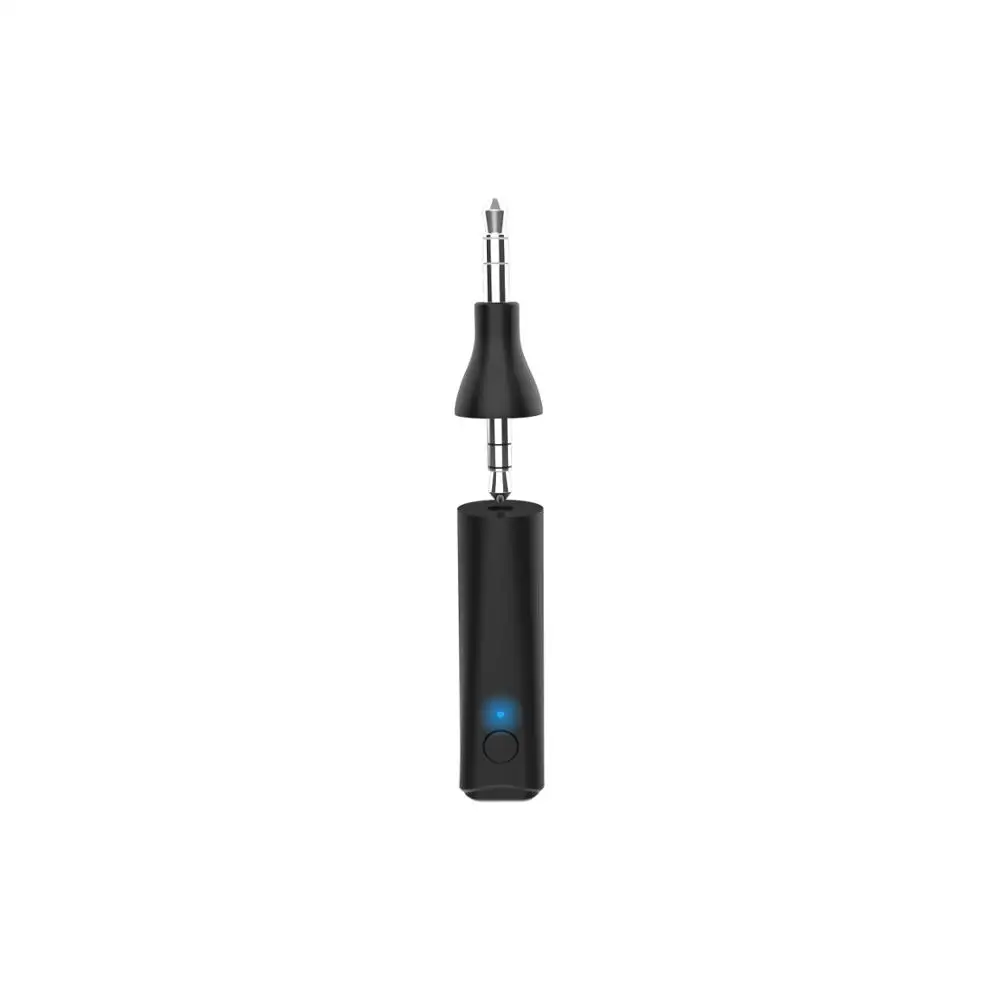 Bluetooth 5,0 приемник для гарнитуры Беспроводной адаптер 3,5 мм мини стерео аудиоприемник для Динамик телефоны автомобильные наушники - Цвет: Black