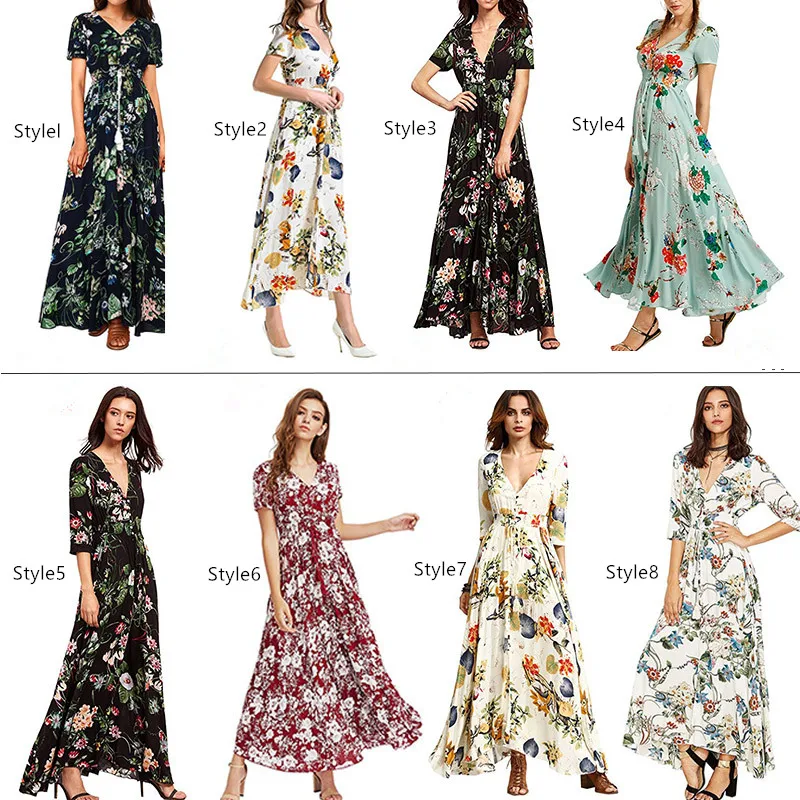 Y-Nidus-Women-s-Dresses-Summer-Dress-2018-Maxi-Sundress-Button-Up-Split-Floral-Print-Flowy (1)_