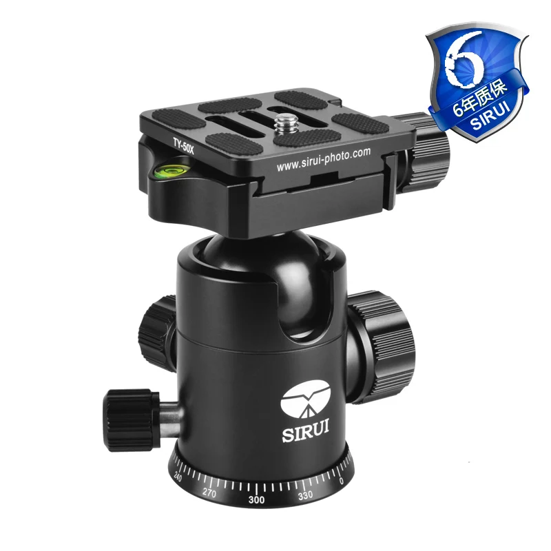 

Siruipod Panoramic Base Ball Head For Professional Camera Canon Sony Nikon Tripod Head Time Lapse Camera Accessories G-20X