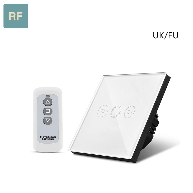 

RF remote switch light dimmer EU UK standard RF433 switch dimmer compatible with RF bridge remote switch light for smart house
