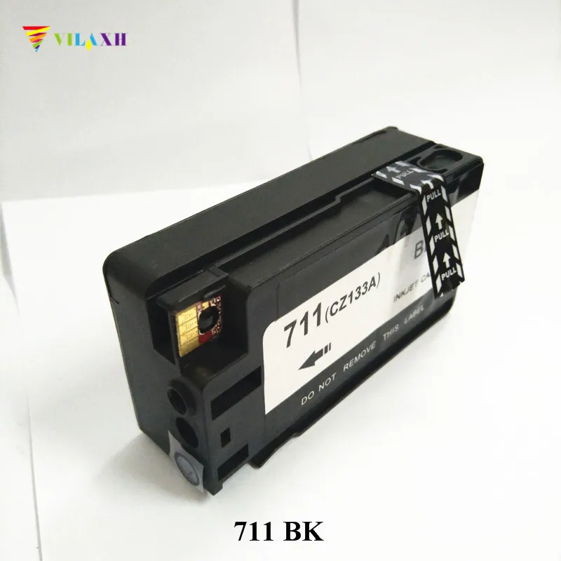 

Vilaxh 711 Compatible Blcak Ink Cartridge Replacement for HP 711 XL 711XL for Designjet T120 T520 Printer