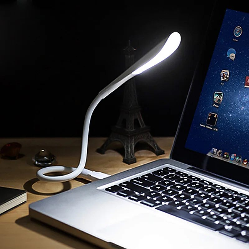 Detachable USB light Homemate® NEW Lapdesk with 8 LED USB light Reading light laptop light 