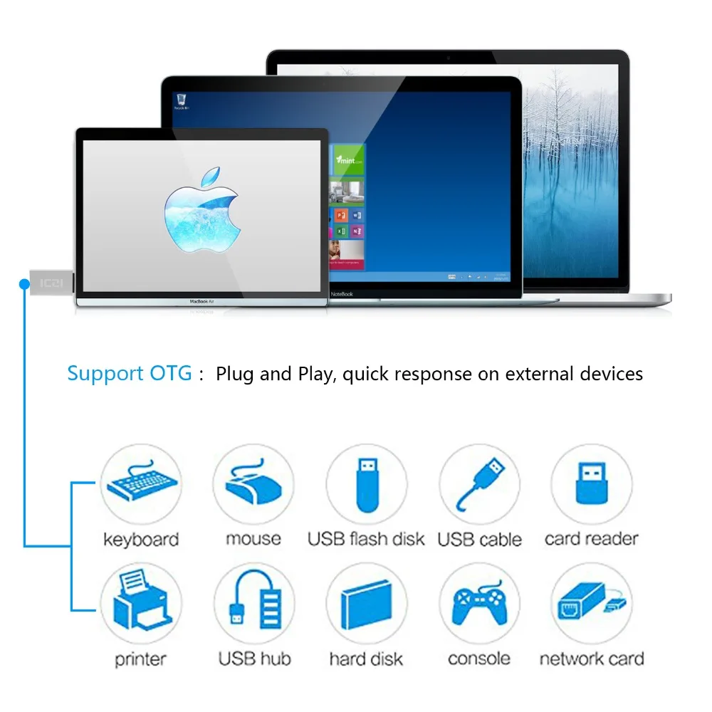 IZCI USB 3.1 Type C Male to Micro USB Female Adapter + USB 3.1 Type C Male to USB 3.0 Female Converter (four colors) IZCI USB 3.1 Type C Male to Micro USB Female Adapter + USB 3.1 Type C Male to USB 3.0 Female Converter (four colors)