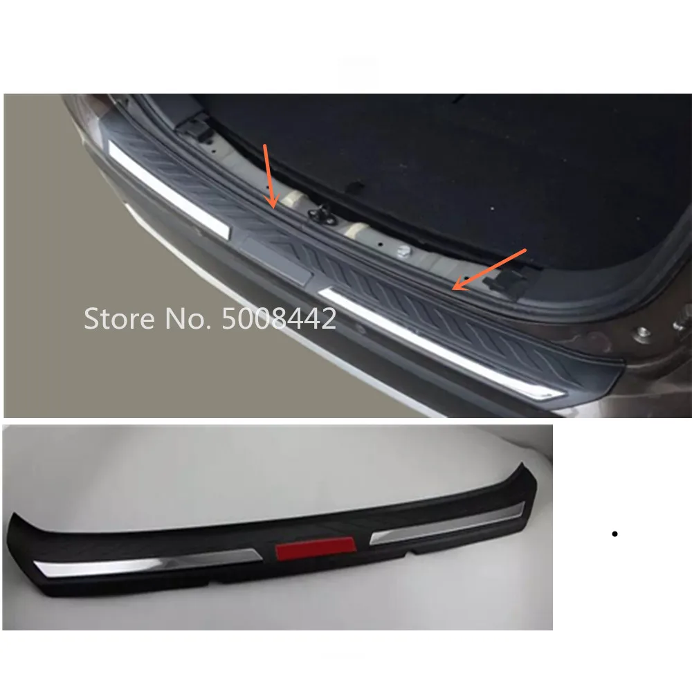 

For Mitsubishi Outlander 2016 2017 2018 2019 2020 Car External Rear Bumper Protect Trunk Trim Cover Plate Pedal Threshold 1pcs