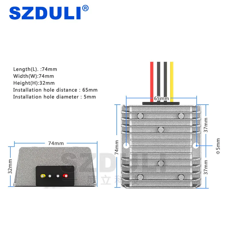 12V постоянного тока до 13,8 V 18A DC power boost модуль 9~ 13V до 13,8 V 248W Автомобильный трансформатор конвертер CE по ограничению на использование опасных материалов в производстве