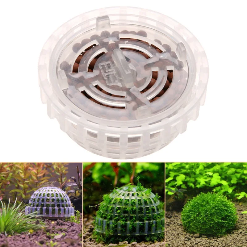 

Mineral Balls Ornaments Plastic Aquarium Decoration Live Plants Fish Tank Media Moss Ball Filter for Fish Tank Aquatic Pets