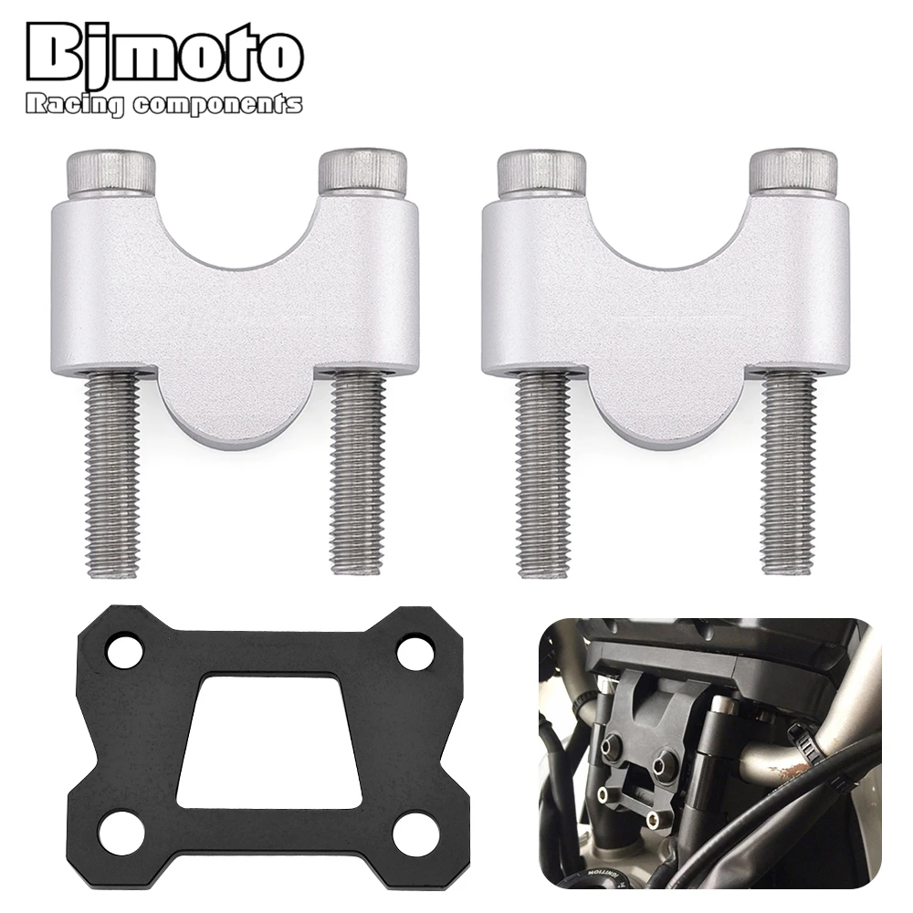

New MT 07 FZ 07 Moto Modified Handlebar Handle bar Risers Height up Adapters For YAMAHA TRACER700 MT07 MT07 Moto Cage 2014-2017