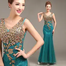 Lace font b Prom b font font b Dresses b font 2016 Double Shoulder V Neck