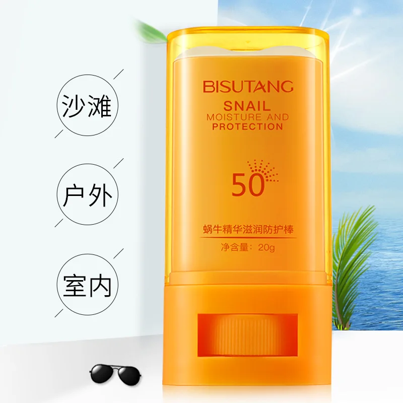 Hall Snail Essence Moisturizing Stick Sunscreen Protector Solar Para Cara...