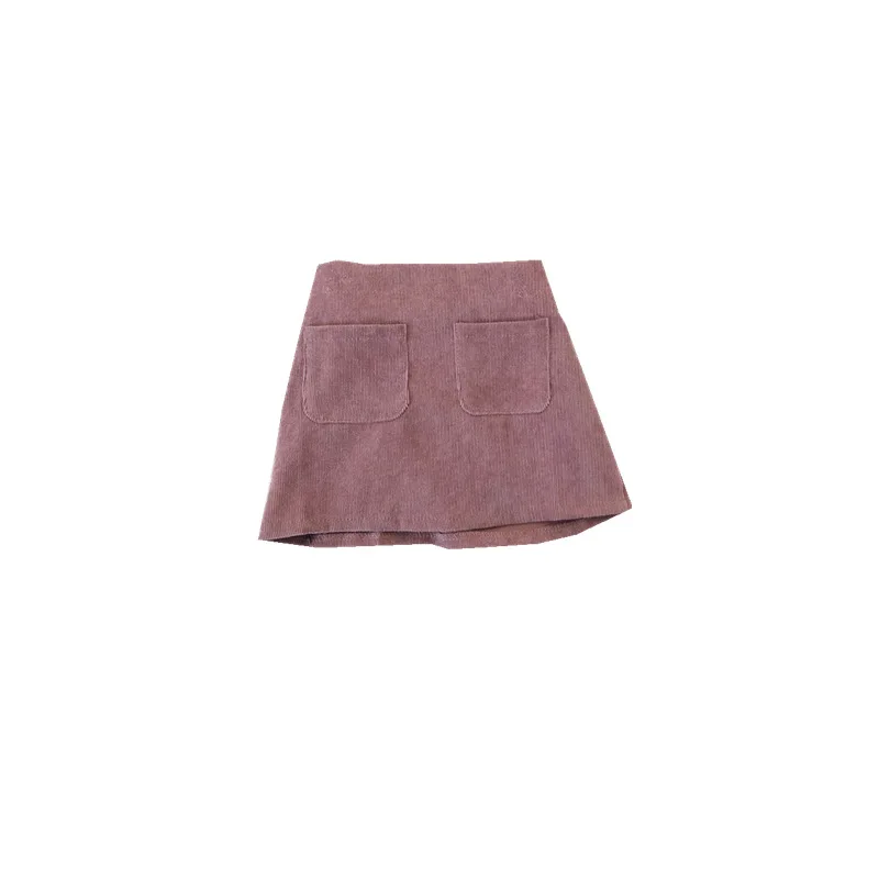 

Cute! Baby Girls Blue Corduroy Skirts Toddler Dot Mini Skirts Little Girls Fashion Skirts Above Knee Children Short Skirts Pink