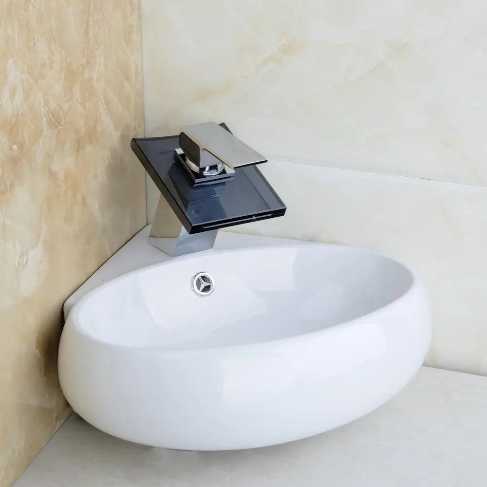 Acquista all'ingrosso online nero lavabo in vetro da grossisti ... Lavabo doppio rubinetto