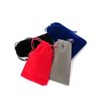 

150Pcs/Lot Velvet Gift Pouch 10x16cm Flannelette Bags Small Gift Jewelry Display Necklace Display Beaded Bag Jewelry Pouch