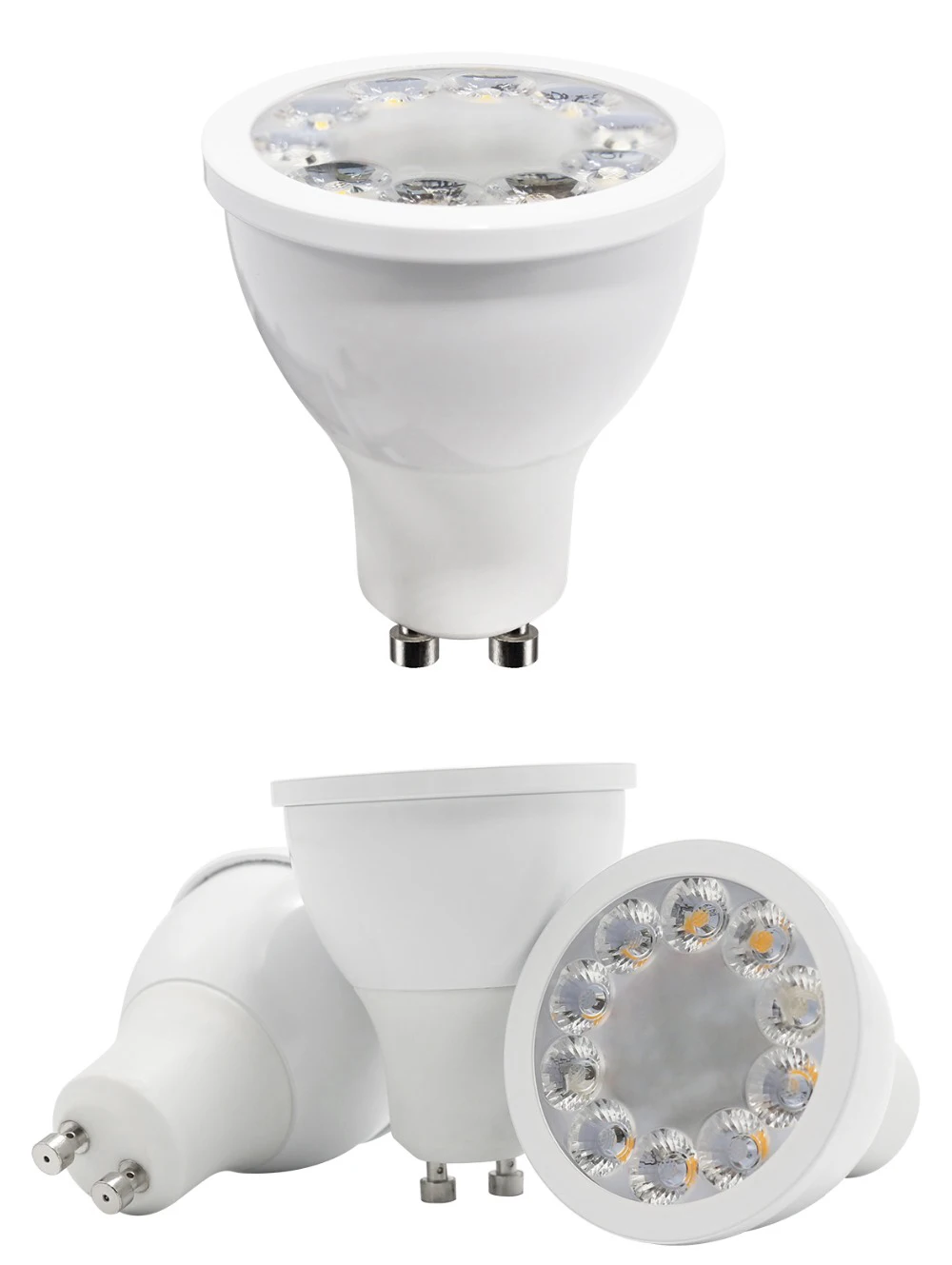 Rgb gu10 пятно света, rgbw rgb CCT gu10 spotlight zigbee zll 5 Вт AC100-240V led приложение контроллер работать с Amazon Echo плюс светодиодный