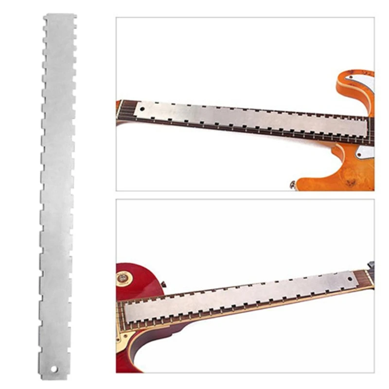 

Guitar Neck Notched Straight Edge Luthiers Tool for Most Electric Guitars Frets