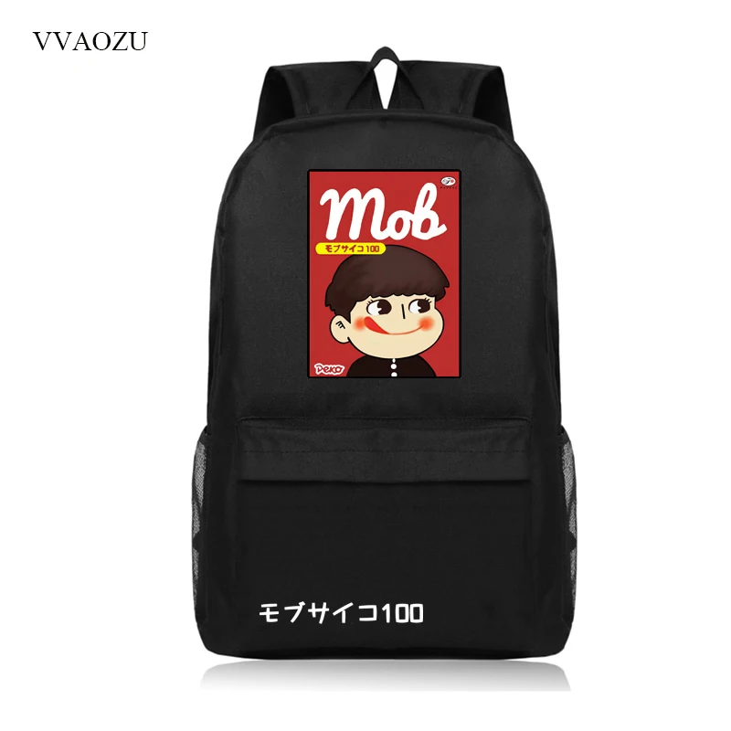 

Fashion Mob Psycho 100 Schoolbag Anime Kageyama Shigeo Cosplay Shoulder Bag for Boys Girls Teenage Students Backpack Back Pack