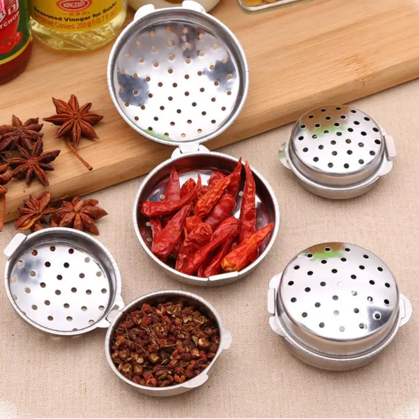 

1PCS Stainless Steel Ball Tea Spice Strainer Infuser Mesh Filter Leaf with Lid