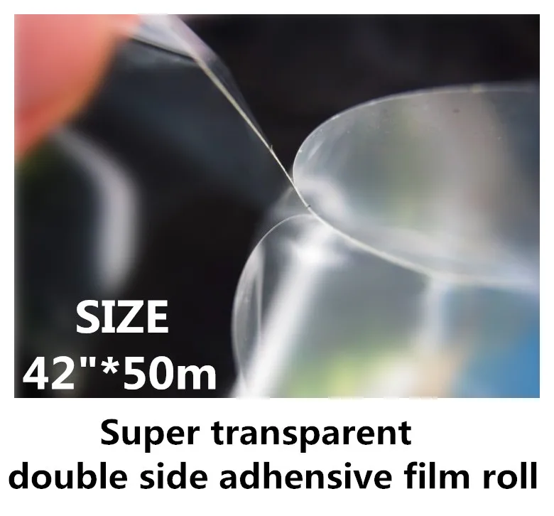 

42in super transparent double side adhesive film for Lenticular use