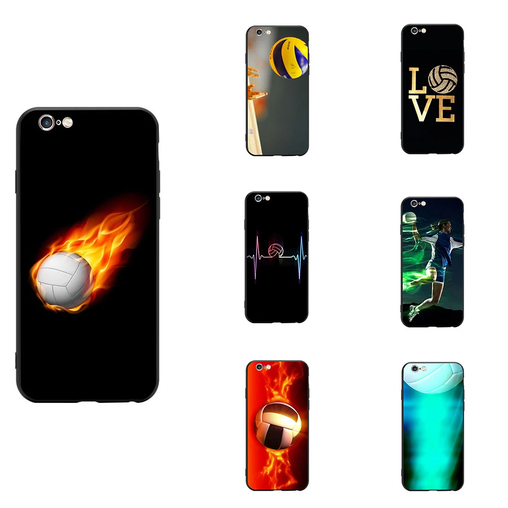 Volleyball Sports Theme Soft Tpu Phone Cases For Iphone 6 7 8 S Xr X Plus  11 Pro Max - Mobile Phone Cases & Covers - AliExpress