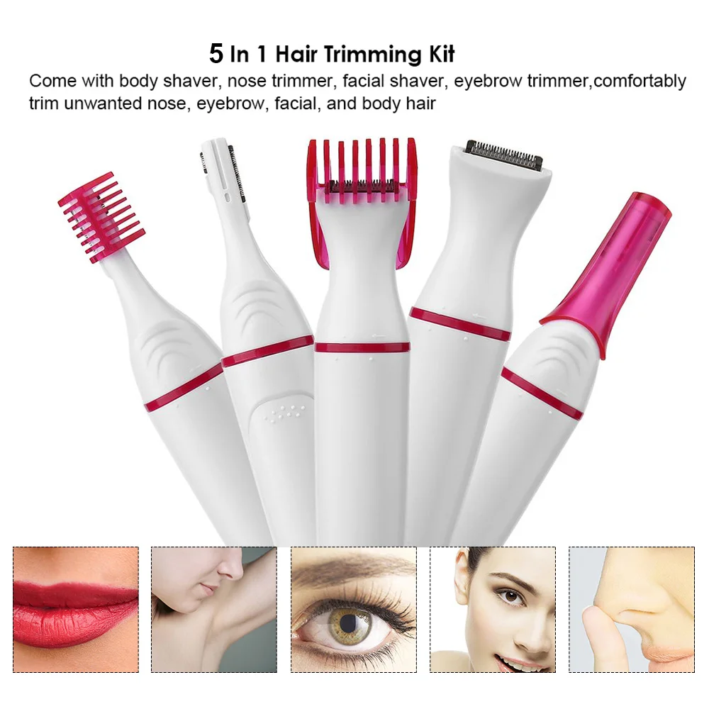 girl hair removal trimmer