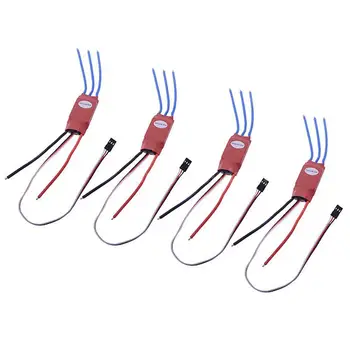 

4Pcs Simonk 30AMP 30A SimonK Firmware Brushless ESC w/3A 5V BEC For DJI F450