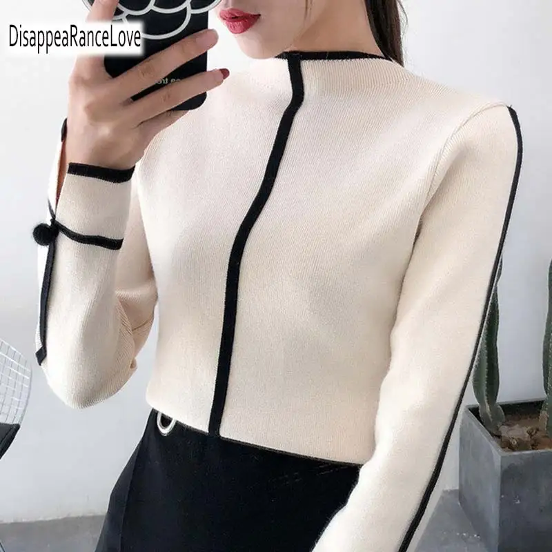 Billig Frauen Rollkragen Pullover Pullover Weiche Jumper Langarm Herbst Winter 2019 Warme Dicken Slim Fit Tops