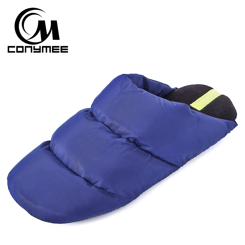 Мужские домашние тапочки CONYMEE теплые с хлопковой подкладкой Pantufa повседневная