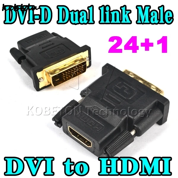 Адаптер kebidu 24 + 1 DVI штекер-гнездо DHMI адаптер двойной Соединительный разъем для HDTV