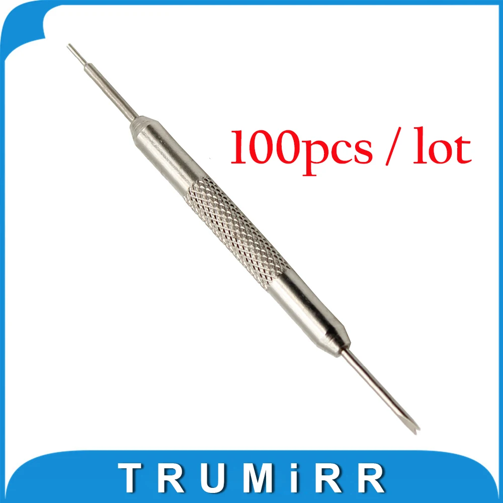 100pcs Universal Watch Band Repair Kit Stainless Steel Strap Spring Bar Bracelet Link Pin Remover Removal